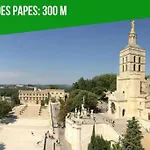 La Loge De L\'Horloge - 1 Min Palais Des Papes - Ac Clim - Wifi - Hypercentre - Vue Sur Le Carrousel